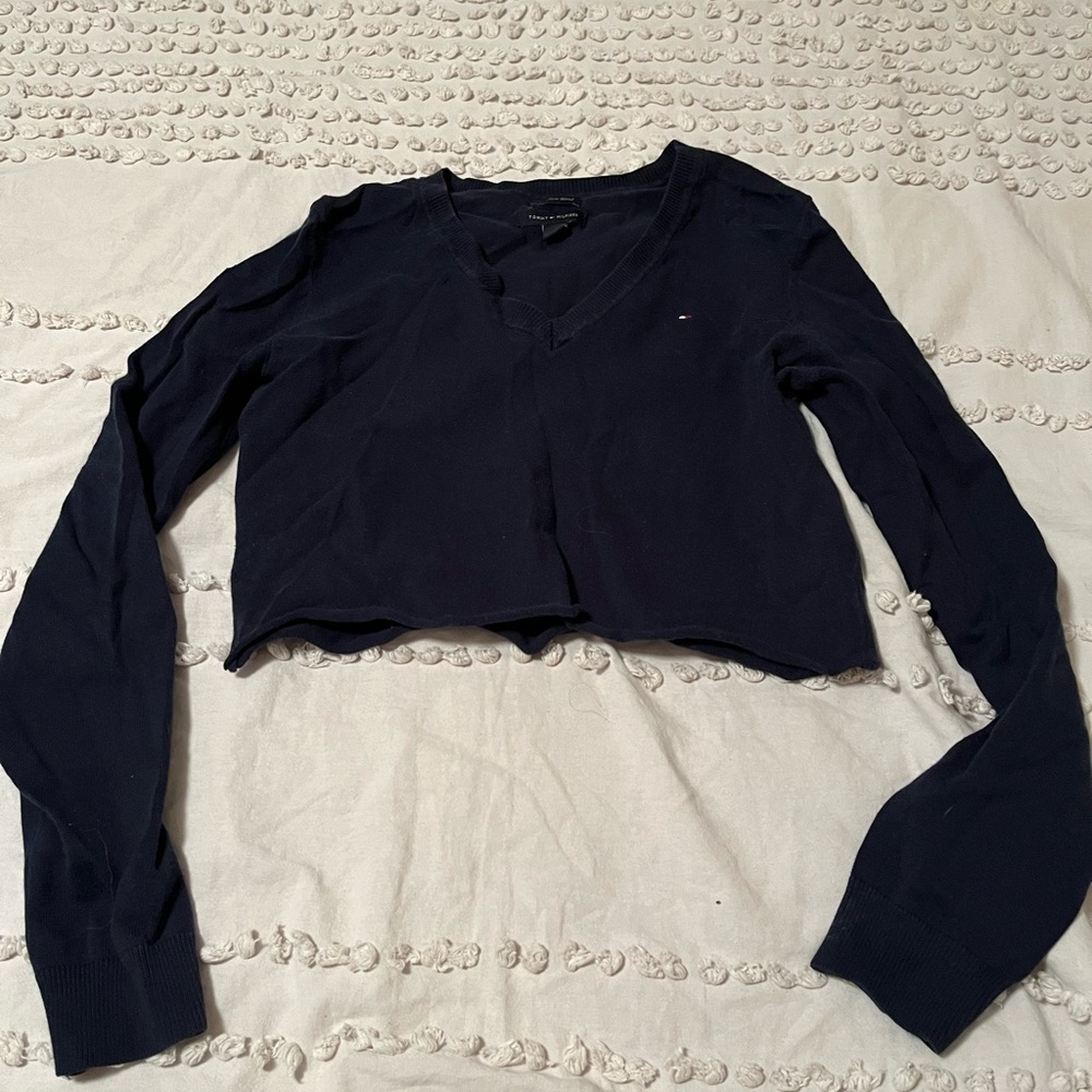 Long sleeve crop